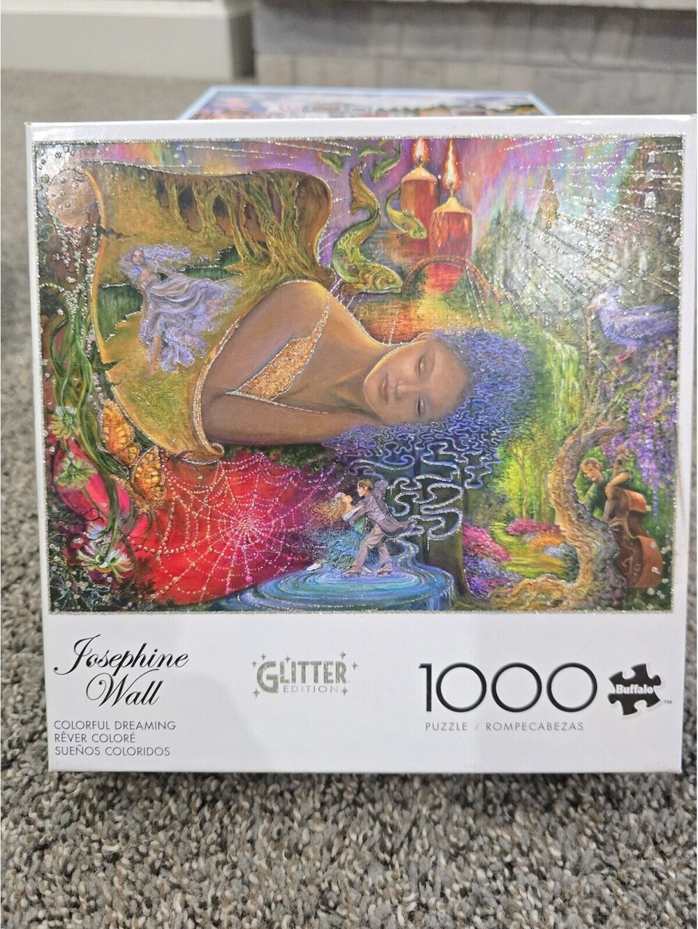 Josephine Wall Colorful Dreaming Glitter Edition 1000 Pc Jigsaw Puzzle